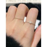 [ancafe.shop]Nhẫn ngón trỏ viên ngọc trắng, ngón giữa sần