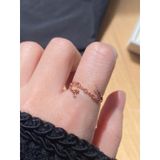 [ancafe.shop]Nhẫn bạc nữ freesize mix bướm và hoa đáng yêu