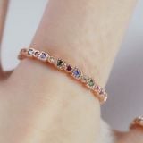 [ancafe.shop]Nhẫn đá màu thanh lịch,tinh tế