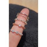 [ancafe.shop]Nhẫn bạc nữ hoa đính đá màu sang chảnh,tinh tế