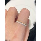 [ancafe.shop]Nhẫn hoa bạc thanh lịch, bông hoa, xinh