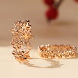 [ancafe.shop]Nhẫn bạc nữ hoa đáng yêu,thanh lịch