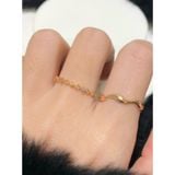 [ancafe.shop] Nhẫn, trơn,thanh lịch, xinh xắn, sóng