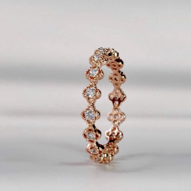 [ancafe.shop]Nhẫn nữ hoa xinh xỉu,lung linh