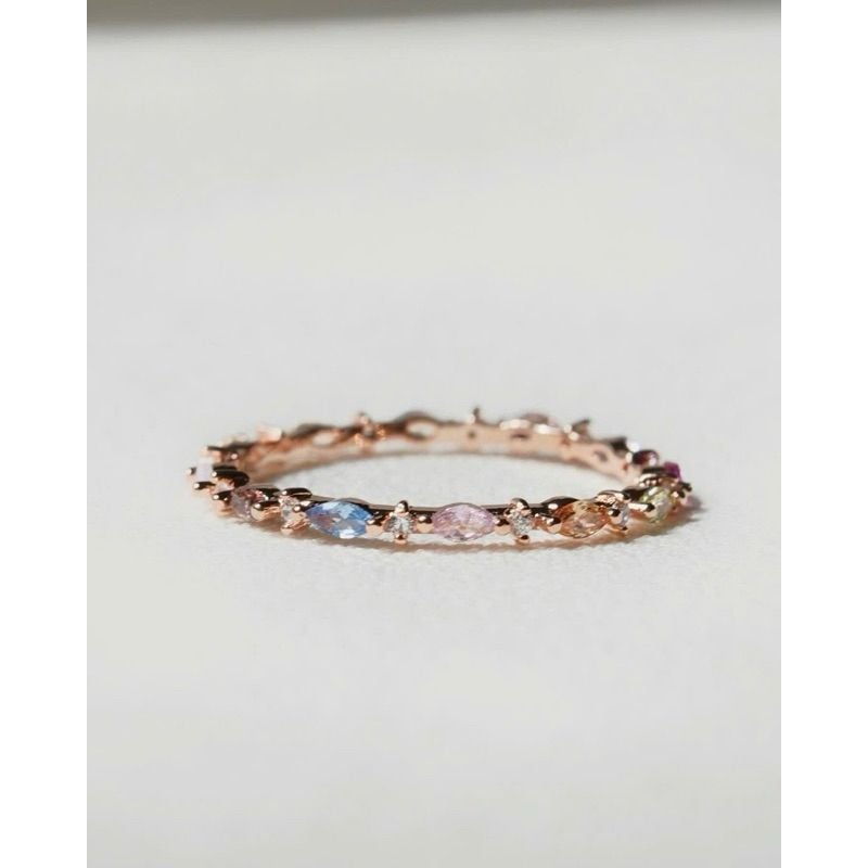 [ancafe.shop] Nhẫn đá màu xinh xắn,đáng yêu