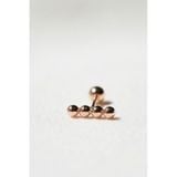 [ancafe.shop]1 chiếc hoa tai vàng 14k thanh bi,chuôi tròn