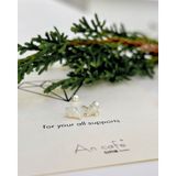 [ancafe.shop]đôi bông tai bạc nữ giọt nước long lanh