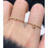 [ancafe.shop]Nhẫn hoa bốn cánh swing, thanh lịch