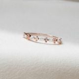 [ancafe.shop]Nhẫn bạc nữ đá màu thanh lịch,tinh tế