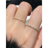 [ancafe.shop]Nhẫn ngón trỏ đá nhiều màu, ngón giữa tim nhỏ với một viên đá lấp lánh