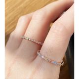 [ancafe.shop]Nhẫn đá màu hình tròn nữ đáng yêu,thanh lịch