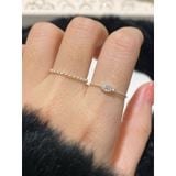 [ancafe.shop]Nhẫn ngón trỏ cá đá, ngón giữa xoắn