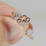 [ancafe.shop]Nhẫn nữ hở freesize bướm hoa