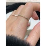 [ancafe.shop]Nhẫn ngón trỏ đá đen, nhẫn đá giữa đá mảnh mai