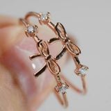 [ancafe.shop]Nhẫn trỏ nơ điệu, thanh lịch