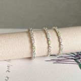 [ancafe.shop]Nhẫn nữ bạc đá màu đáng yêu,thanh lịch