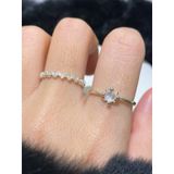 [ancafe.shop]Nhẫn ngón trỏ đá moonstone, thanh lịch