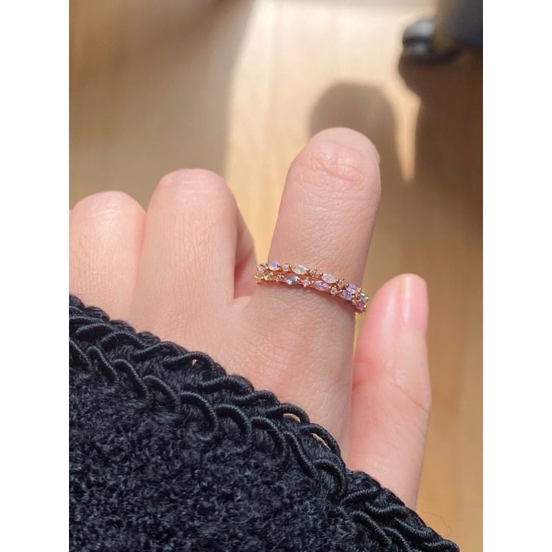 [ancafe.shop] Nhẫn đá màu xinh xắn,đáng yêu