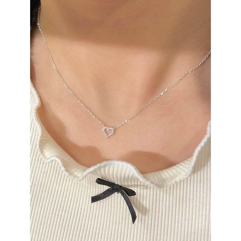 [ancafe.shop]Dây chuyền tim đính đá