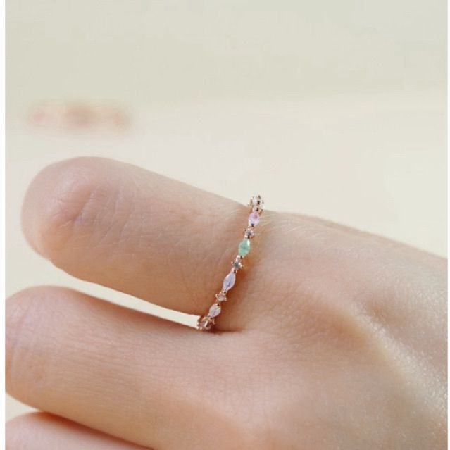 [ancafe.shop]Nhẫn full đá màu nữ hottrend đáng yêu