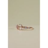 [ancafe.shop]Nhẫn nữ hoa lá đá màu,thanh lịch