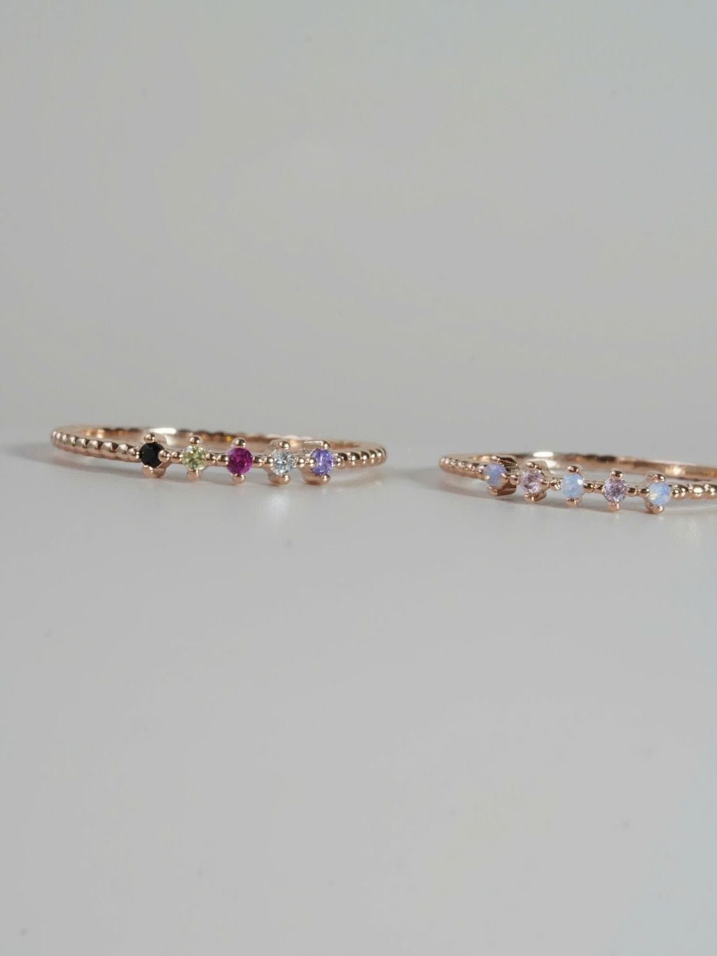 [ancafe.shop]Nhẫn đá màu nữ,nhiều màu,trơn bi