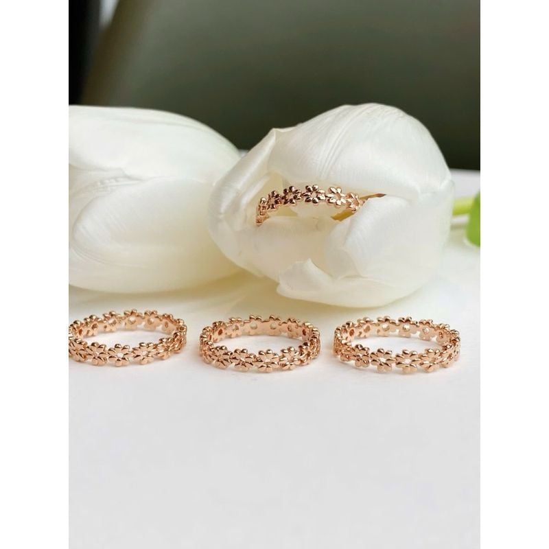 [ancafe.shop]Nhẫn bạc nữ hoa trong trẻo,thanh lịch