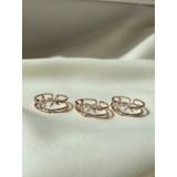 Nhẫn nữ hoa 4 cánh may mắn,hở freesize