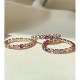 [ancafe.shop]Nhẫn bạc nữ đá màu rực rỡ,xinh xẻo