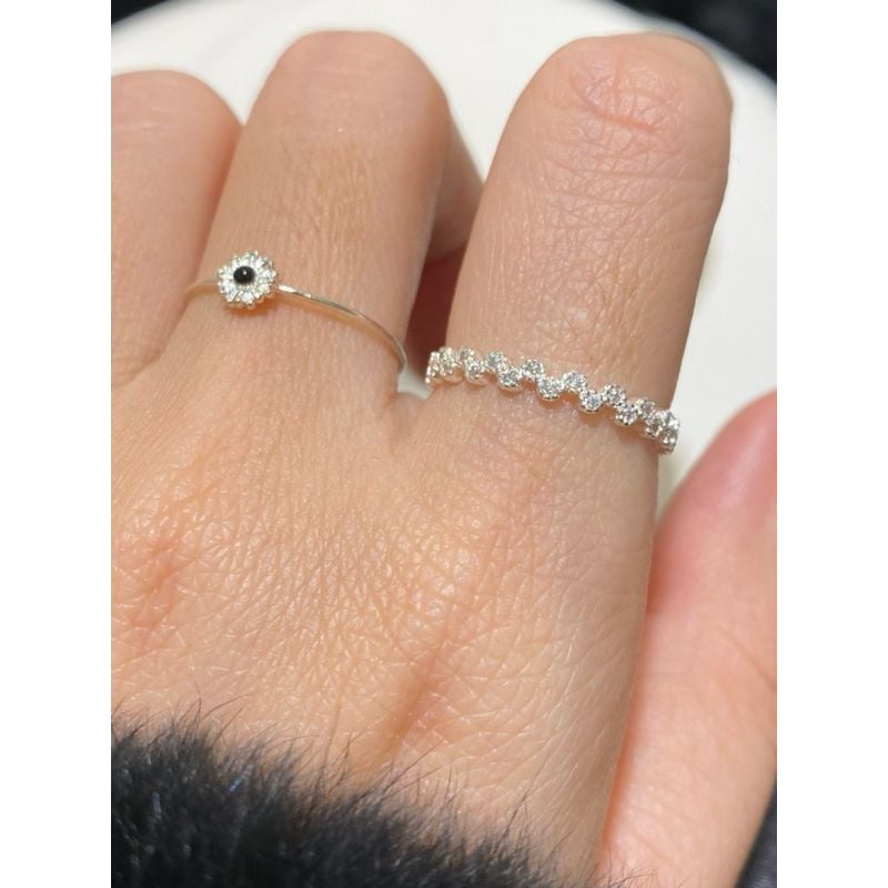 [ancafe.shop]Nhẫn ngón giữa bông hoa, thanh lịch