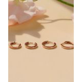 [ancafe.shop]Đôi vành trơn,hoops bạc nữ hàn quốc