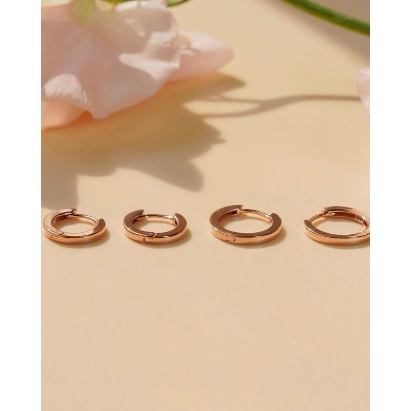 [ancafe.shop]Đôi vành trơn,hoops bạc nữ hàn quốc