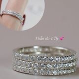 [ancafe.shop]Nhẫn bạc nữ,đính full đá cz cao cấp