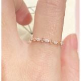 [ancafe.shop]Nhẫn bạc nữ đá màu thanh lịch,tinh tế