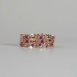 [ancafe.shop]Nhẫn đá màu thanh lịch,tinh tế