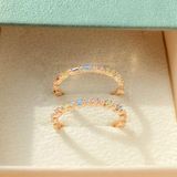 [ancafe.shop]Nhẫn đá màu hình tròn nữ đáng yêu,thanh lịch