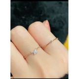 [ancafe.shop]Nhẫn thời trang bướm bạc mạ nữ đáng yêu,mảnh mai