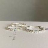 [ancafe.shop]Nhẫn nữ bạc đá màu đáng yêu,thanh lịch