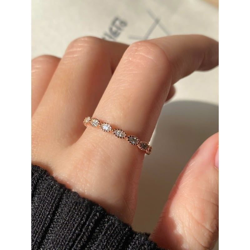 [ancafe.shop]Nhẫn đá bạc nữ thanh lịch,tinh tế