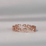 [ancafe.shop]Nhẫn tim xen kẽ nhau,tinh tế