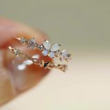 [ancafe.shop]Nhẫn bướm nữ hai line dễ thương,trang nhã