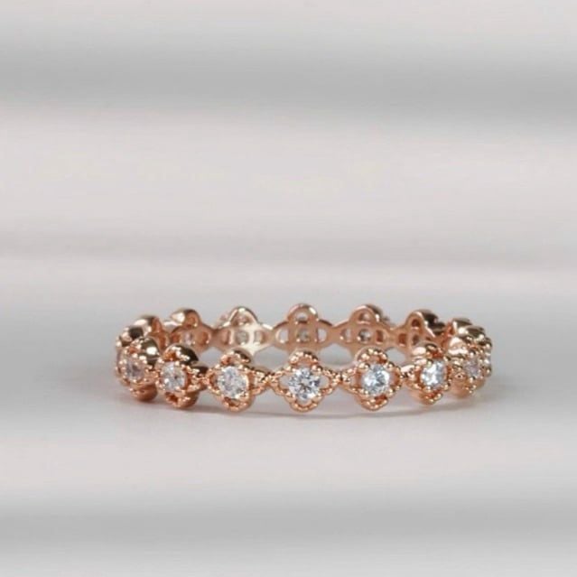 [ancafe.shop]Nhẫn nữ hoa xinh xỉu,lung linh