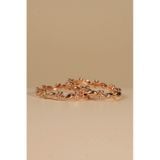 [ancafe.shop]Nhẫn bạc nữ hoa xen kẽ,thanh lịch