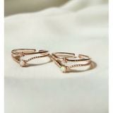 [ancafe.shop]Nhẫn bạc nữ 2line hoa,đá màu freesize