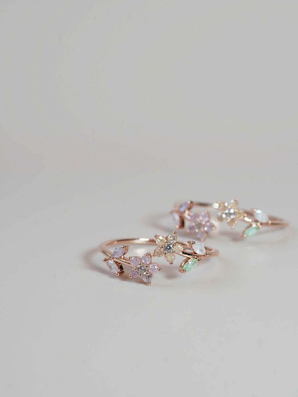 [ancafe.shop]Nhẫn hoa nữ,freesize hở,hoa lá nhẹ nhàng