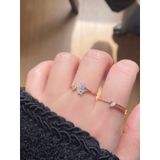 [ancafe.shop]Nhẫn 1 line móc 2 line đá màu