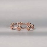 [ancafe.shop]Nhẫn bạc 925 nữ tim xen kẽ nhau