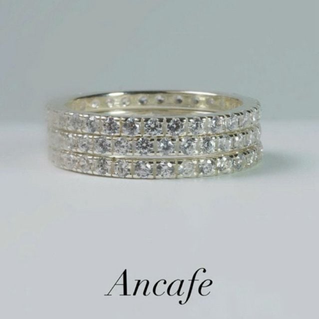 [ancafe.shop]Nhẫn bạc nữ,đính full đá cz cao cấp