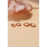 [ancafe.shop]Đôi vành bạc nữ tròn bi thanh lịch,hàn quốc