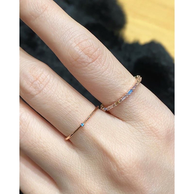 [ancafe.shop]Set nhẫn đá xanh xinh